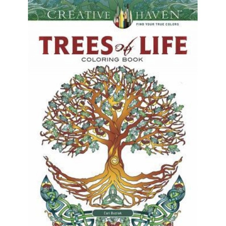 Creative Haven Trees of Life Coloring Book, Cari Buziak (Author)