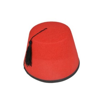 Palarie traditionala turceasca, toca, fetru, rosu, 13 cm AndrewKai Palarie traditionala turceasca, toca, fetru, rosu, 13 cm AndrewKai