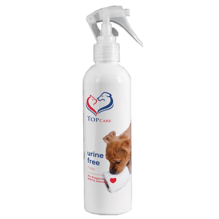 Solutie TopCare pentru indepartarea petelor de urina si a mirosurilor de animale, 250 ml