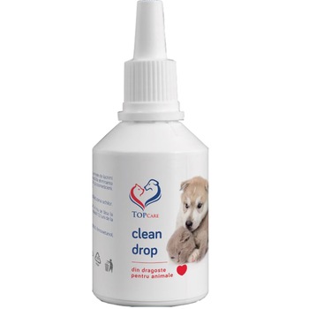 Solutie de curatare a ochilor pentru caini si pisici TopCare, 40 ml Solutie de curatare a ochilor pentru caini si pisici TopCare, 40 ml