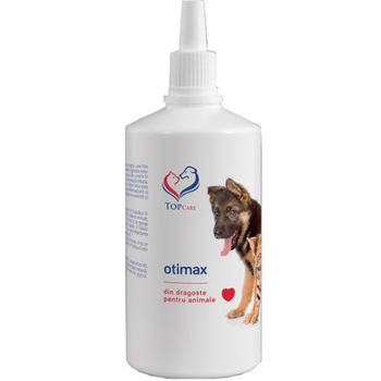 Solutie Otimax TopCare pentru curatarea si ingrijirea urechilor, 130 ml Solutie Otimax TopCare pentru curatarea si ingrijirea urechilor, 130 ml