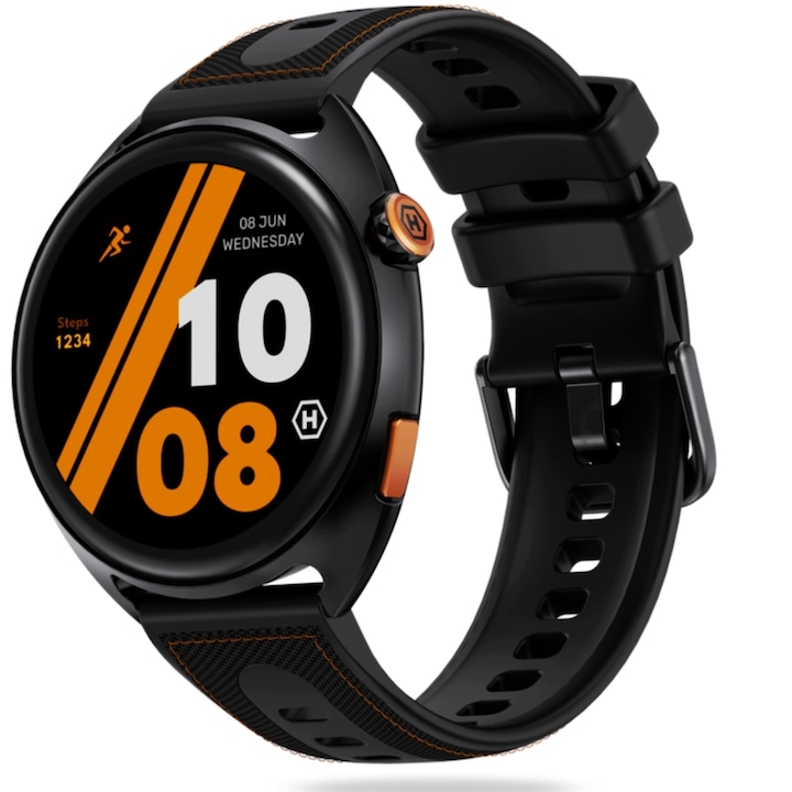 Ceas inteligent Apple Watch 11 GPS, Cellular, 42mm, negru, M/L