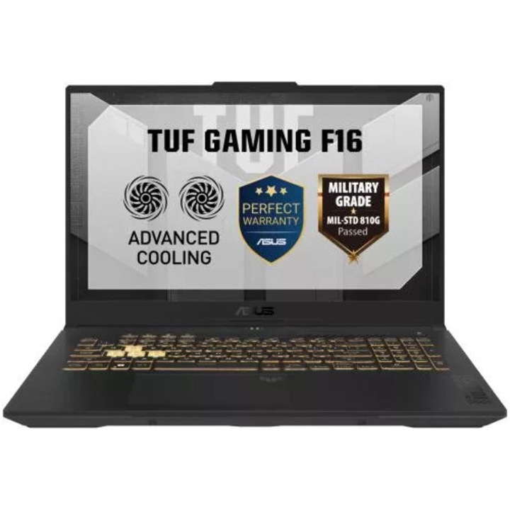 Laptop gaming 17.3" Asus TUF F17 Intel 5 210H (12MB 4.8GHz) 16GB DDR5 512GB SSD RTX 3050 6GB No OS Mecha Gray
