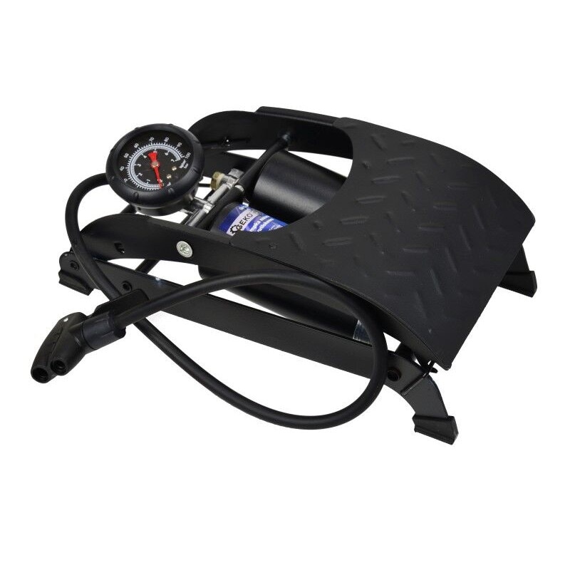 Pompa de picior cu piston dublu GEKO PROFI