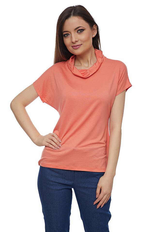 Bluza din jerse portocaliu, Portocaliu