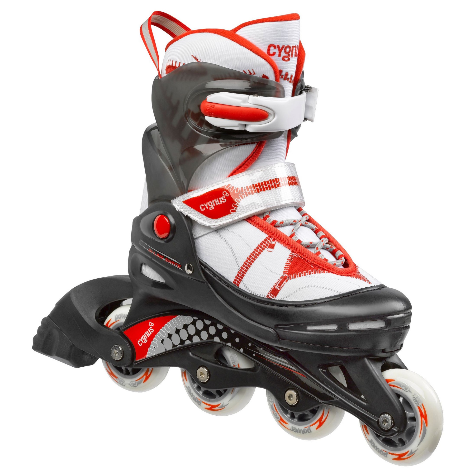 Role ajustabile pentru copii Power Jr. Boy, negru, marime 38-41