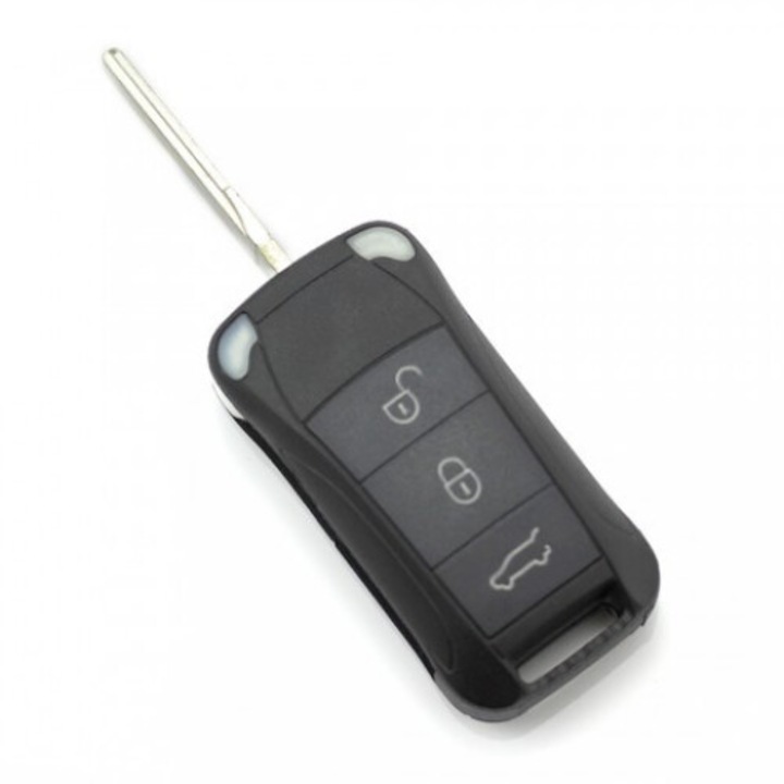 Carcasa cheie Porsche Cayenne tip briceag, 3 butoane