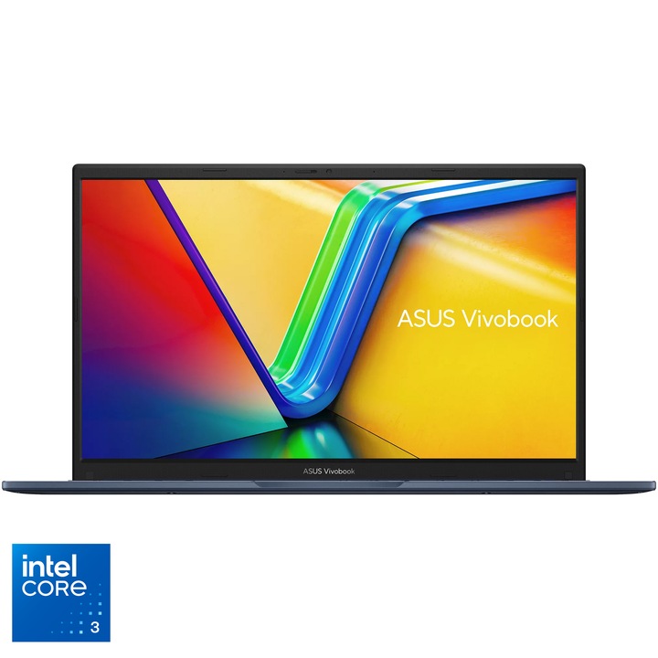 Laptop ASUS Vivobook 15 X1504MA cu procesor Intel® Core™ 3 304 pana la 4.30 GHz, 15.6'', Full HD, 8GB RAM, 512GB SSD, Intel Graphics, No OS, Quiet Blue