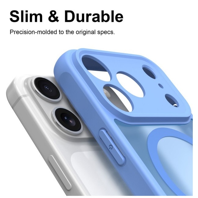 Husa Compatibila Cu iPhone 18 Pro, Upzz® Halo, Magsafe, Protectie Sporita, Design Premium, Super Rezistenta, Light Blue