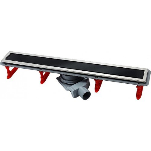 Rigola de dus Confluo Black 650 Glass