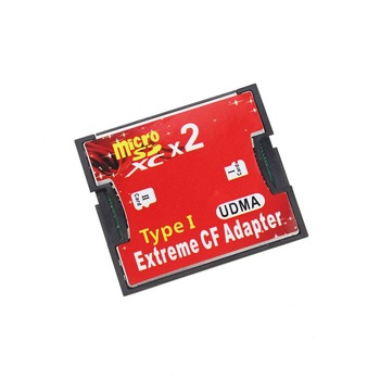 Adaptor dual card de memorie micro SD la card Compact Flash CF Type I maxim 128GB Adaptor dual card de memorie micro SD la card Compact Flash CF Type I maxim 128GB