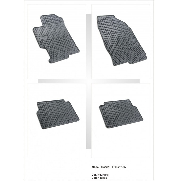 Covorase cauciuc compatibile MAZDA 6 2002-2008 - 0861 P30