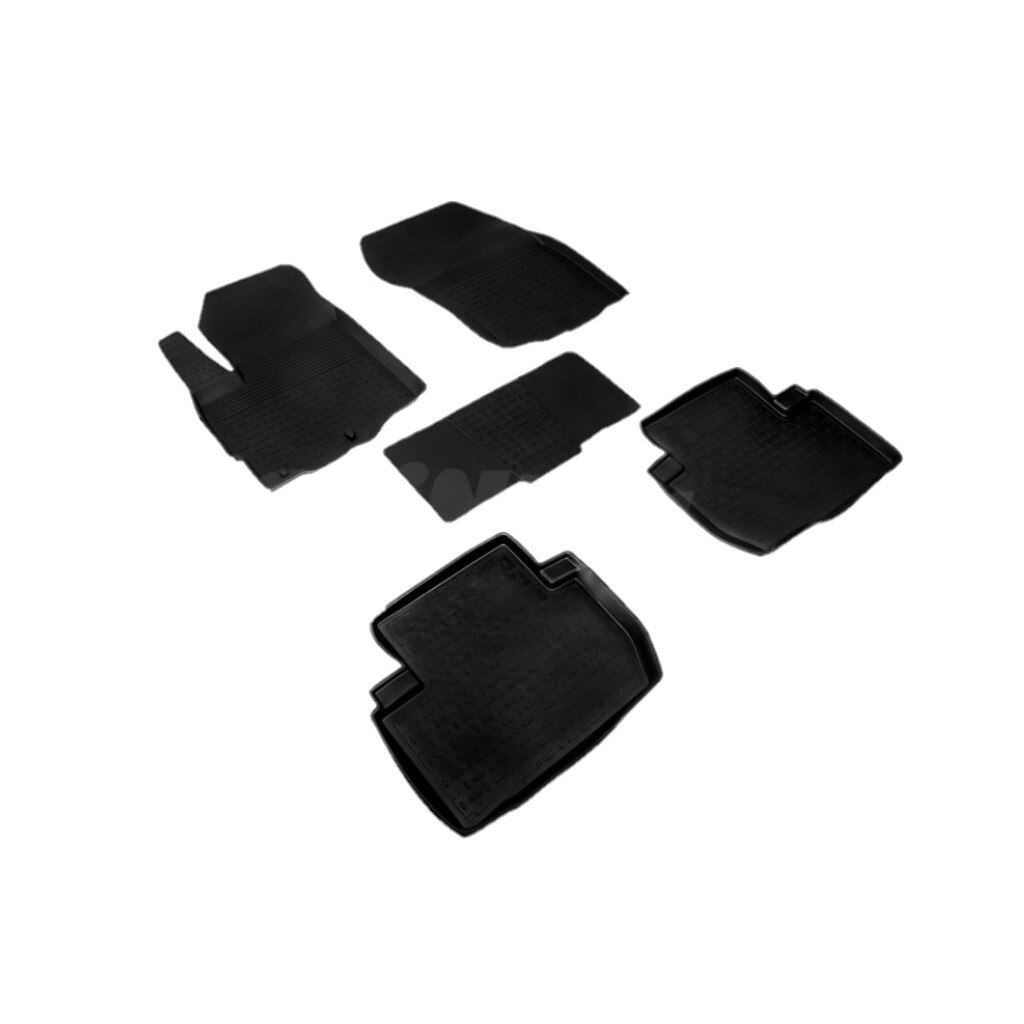 Set covoare Citroen C-Crosser 2007-2016 (5 bucati) Presuri cauciuc stil tip tavita (82129)