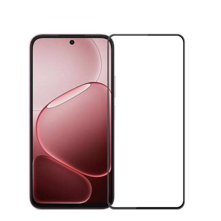 Folie Protectie Ecran pentru OPPO Reno 15F / 15 FS, Sticla Securizata Temperata 5D Full Glue, Margini negre