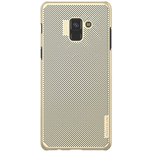 Husa de protectie spate Nillkin Air cu perforatii pentru Samsung Galaxy A8 2018 , auriu
