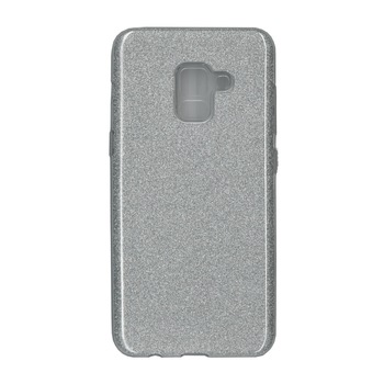 Husa de protectie spate EuroCELL Shiny pentru Samsung Galaxy A8 2018, argintiu Husa de protectie spate EuroCELL Shiny pentru Samsung Galaxy A8 2018, argintiu