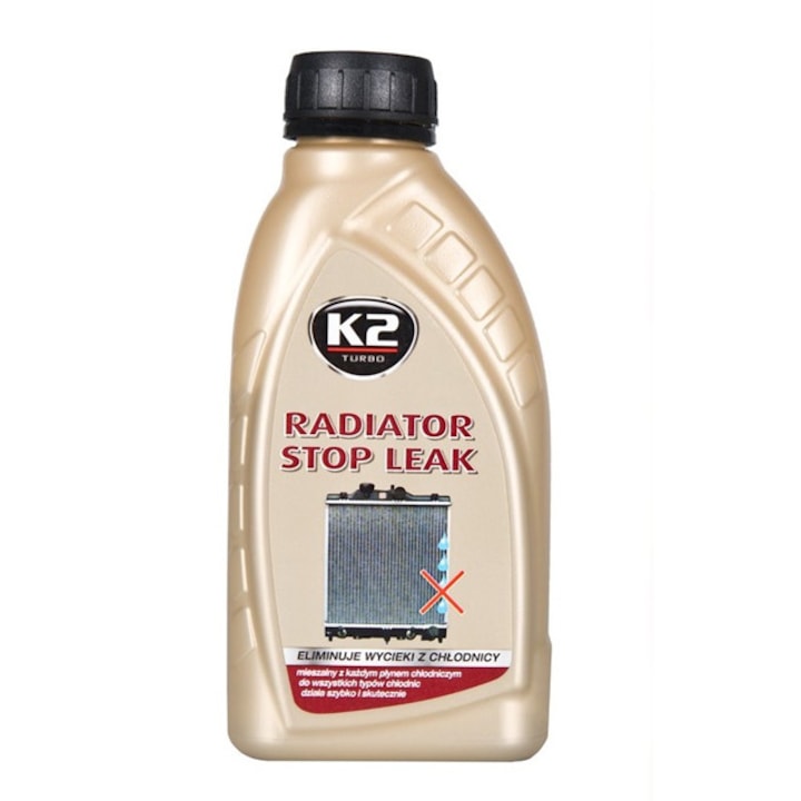 Radiátor tömítő oldat K2 Radiator Stop Leak 400ml, K2
