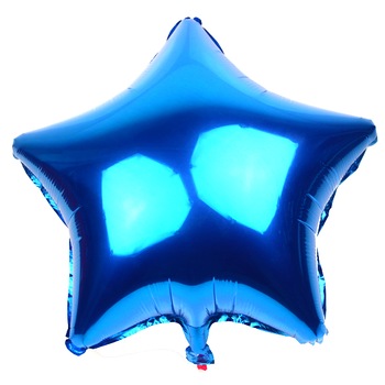 Balon folie, forma steluta, culoare albastru, 45 cm, 1 bucata Balon folie, forma steluta, culoare albastru, 45 cm, 1 bucata