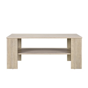 Masuta cafea Anca, en.casa, 100 x 60 x 43 cm, MDF, efect stejar deschis Masuta cafea Anca, en.casa, 100 x 60 x 43 cm, MDF, efect stejar deschis