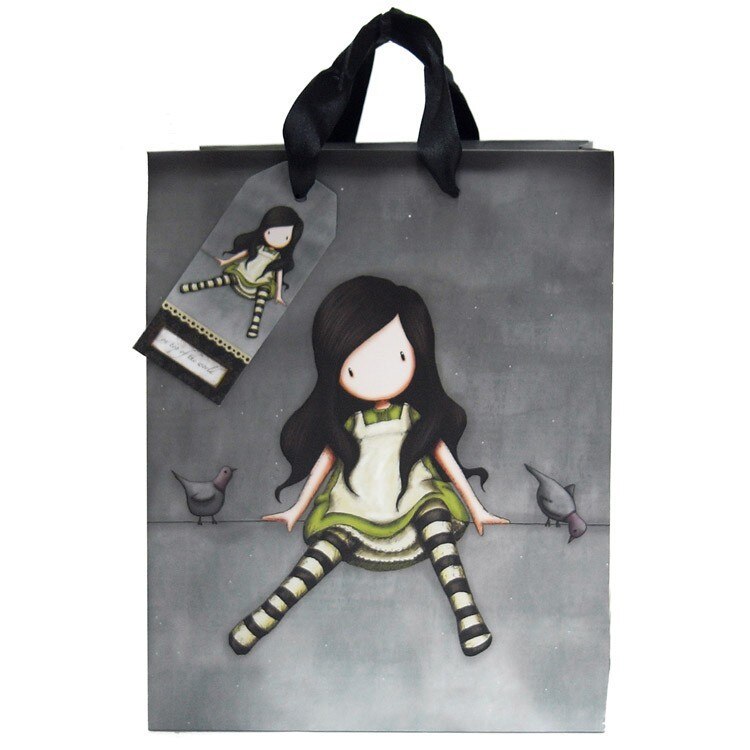 Punga de cadouri Gorjuss On the Top of the World - L 26x33x14cm