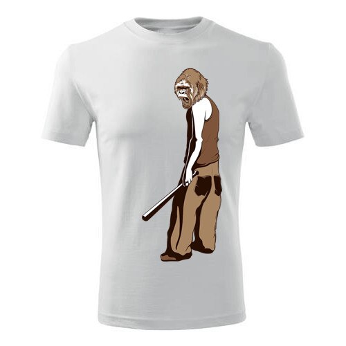 Tricou Ape evolution barbati alb, L
