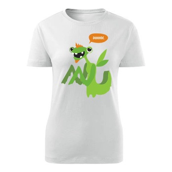 Tricou Fantasy monster dama alb, M Tricou Fantasy monster dama alb, M