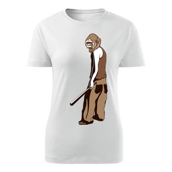 Tricou Ape evolution dama alb, M Tricou Ape evolution dama alb, M