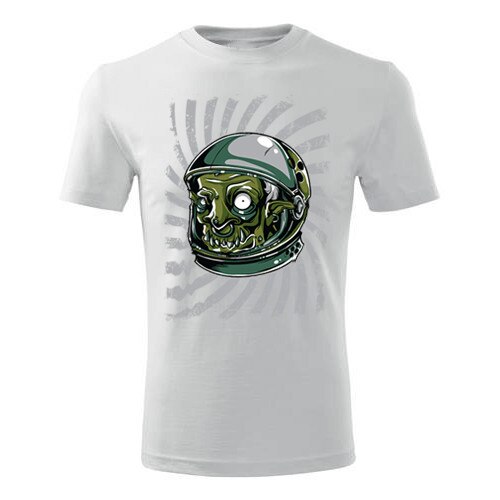 Tricou Dead in space barbati alb, M