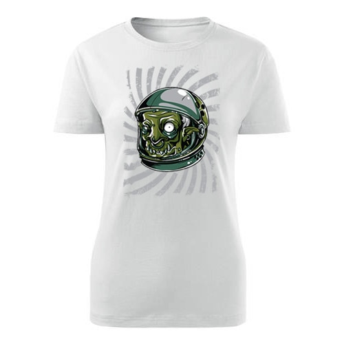 Tricou Dead in space dama alb, M