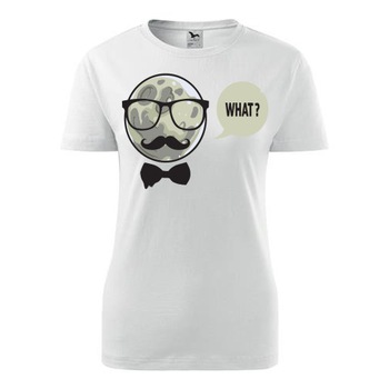 Tricou What? dama alb, XS Tricou What? dama alb, XS