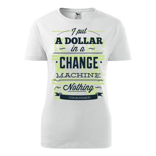 Ttricou A dollar dama alb, S