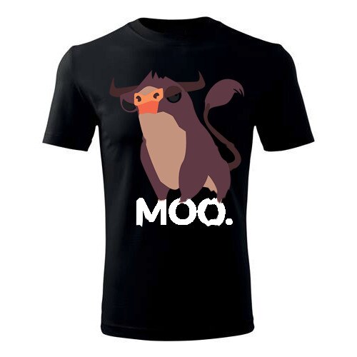 Tricou Crazy bull barbati negru, L