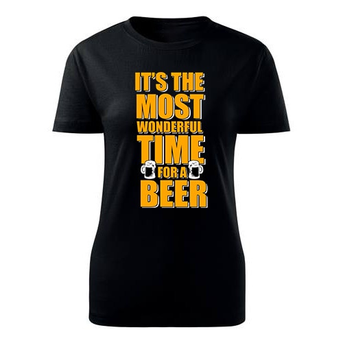 Tricou Most wonderful dama negru, M