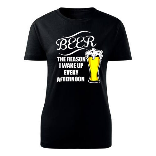 Tricou The reason dama negru, M
