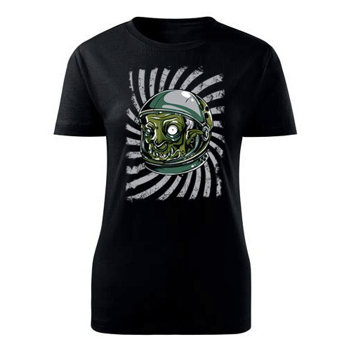 Tricou Dead in space dama negru, S