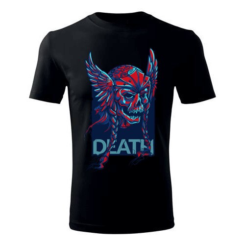 Tricou DEATH barbati negru, L