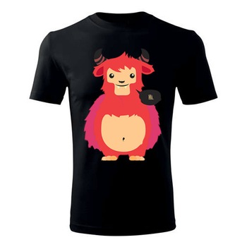 Tricou Cute Devil barbati negru, L Tricou Cute Devil barbati negru, L