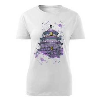 Tricou Japonia dama alb, S Tricou Japonia dama alb, S