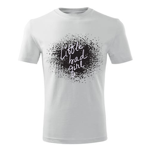 Tricou Bad girl barbati alb, M
