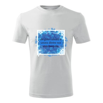 Tricou Cultura barbati alb, L Tricou Cultura barbati alb, L