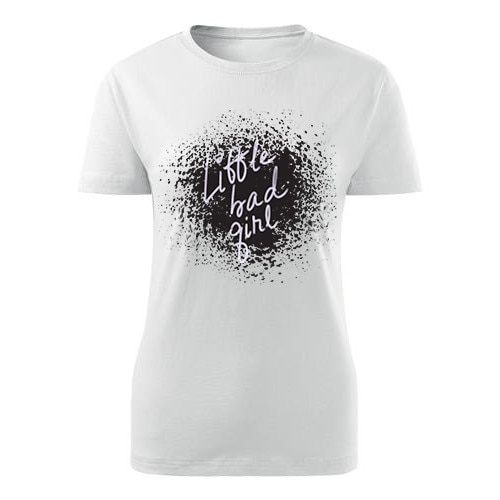 Tricou Bad girl dama alb, M