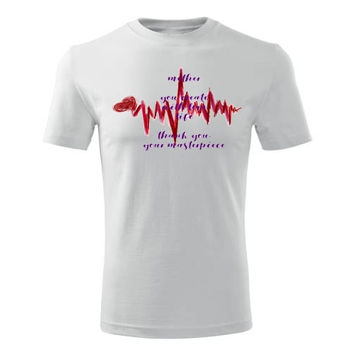 Tricou 8 martiebarbati alb, S