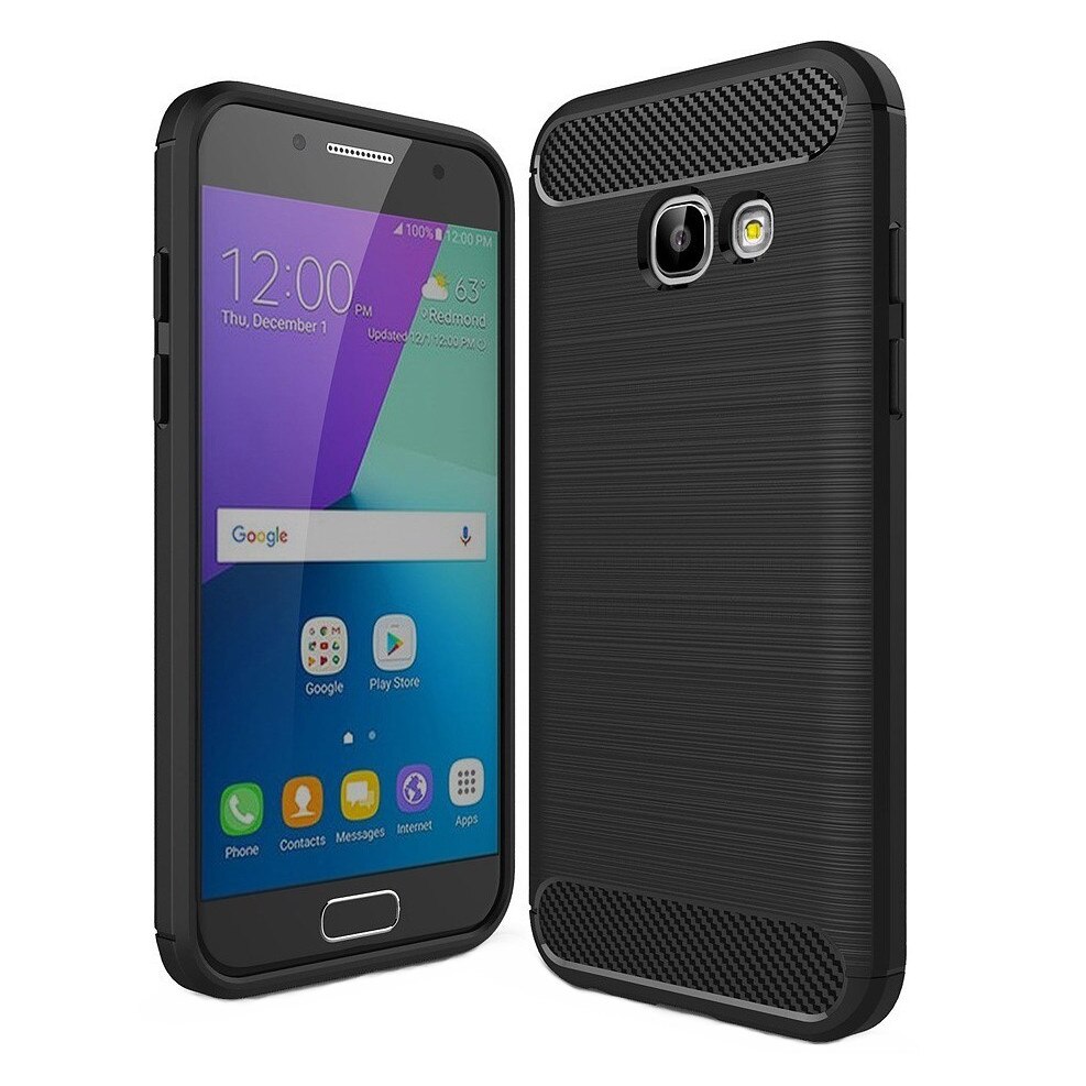 Husa de protectie Air Carbon pentru Samsung Galaxy A3 (2017), Negru