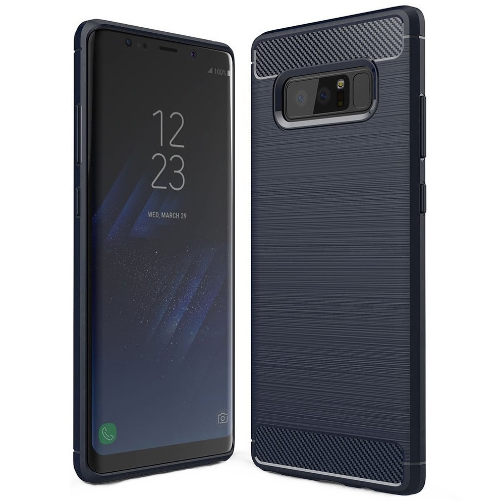 Husa de protectie Air Carbon pentru Samsung Galaxy Note 8, Dark Blue