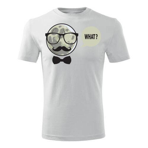 Tricou What barbati alb, L