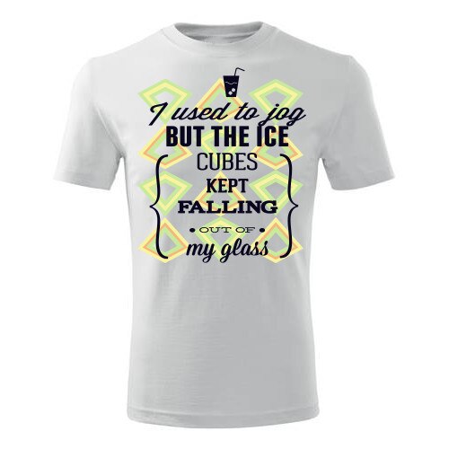 Tricou But the ice barbati alb, L