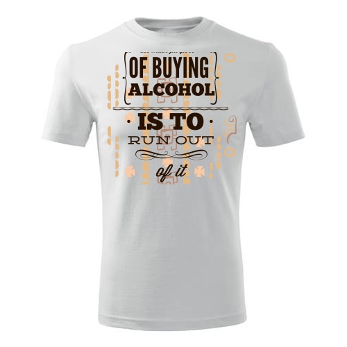 Tricou If the cops barbati alb, S