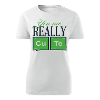 Tricou You are really cute dama alb, XS Tricou You are really cute dama alb, XS