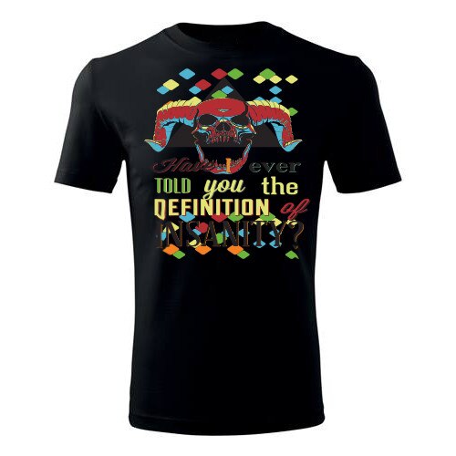 Tricou Insanity barbati negru, M