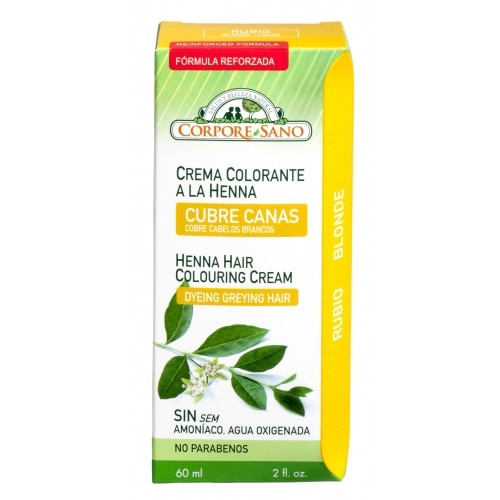 Vopsea henna crema semipermanenta - blond Corpore Sano 60 ml